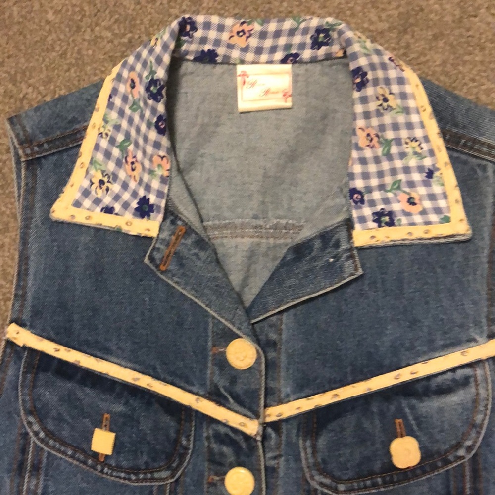 Romeo Romeo  denim youth Girls Vest, size MEDIUM